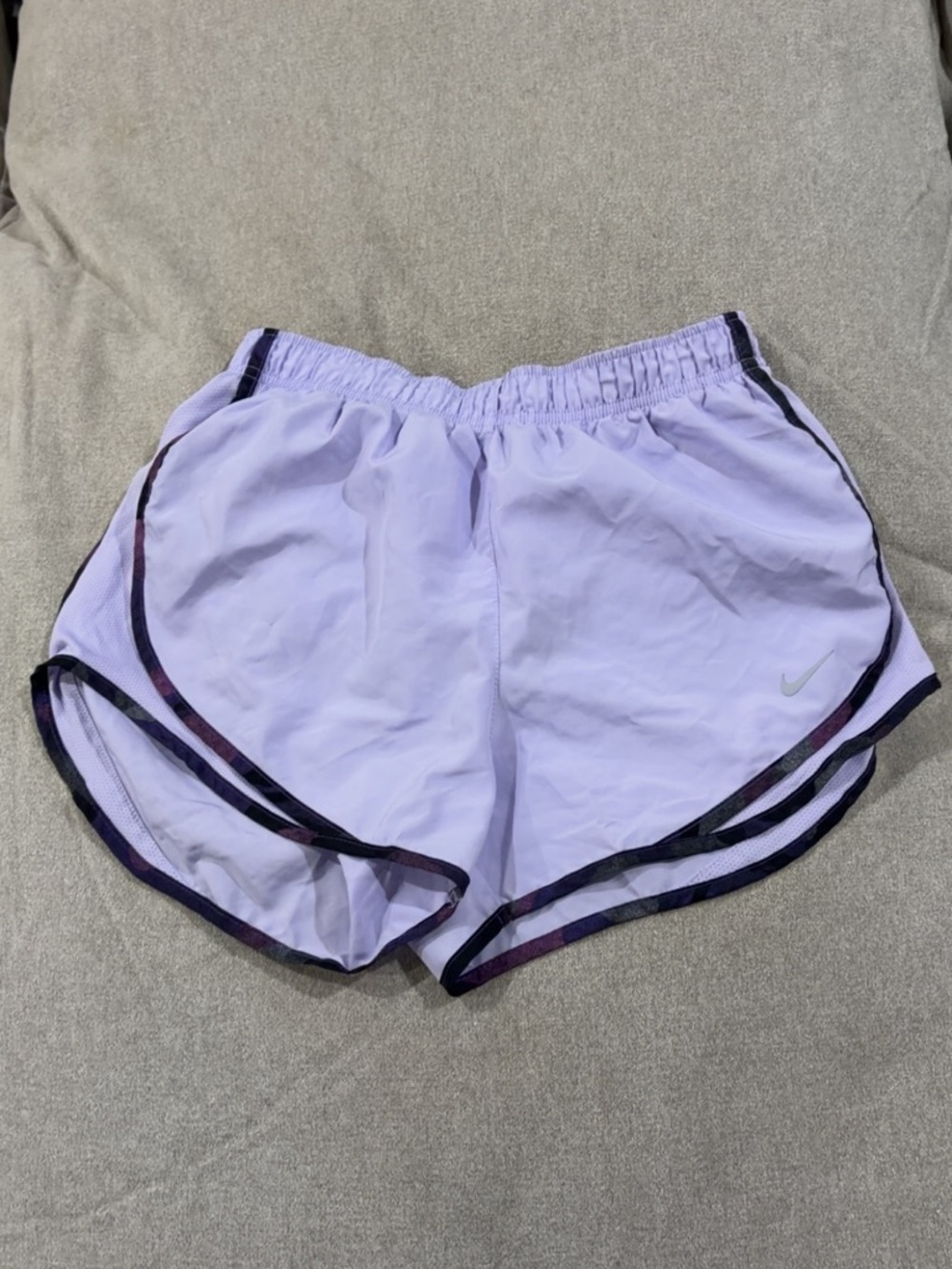 Nike Women’s Light Purple Athletic Shorts with Dark Trim